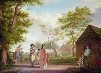Landschaft mit Figuren